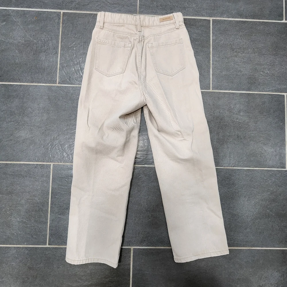 BLANKNYC Baxter High Waist Straight Crop Jeans